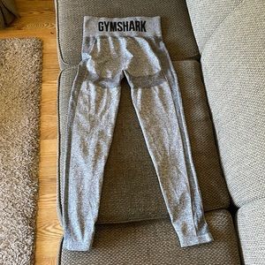 gymshark grey high waisted body contouring leggings.